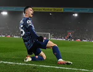 Gabriel Martinelli Scores First Arsenal Goal: Leeds United vs. Arsenal, 2021-22 Premier League - Martinelli's Debut Strike for the Gunners