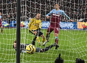 Gabriel Martinelli Scores First Arsenal Goal: West Ham United vs. Arsenal FC, Premier League 2019-20