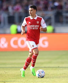 Images Dated 8th July 2022: Gabriel Martinelli's Pre-Season Brilliance: Arsenal Secures Victory Over 1. FC Nürnberg
