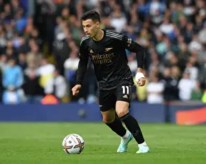 Leeds United V Arsenal 2022-23 Prints: Gabriel Martinelli's Star Performance: Arsenal Triumphs Over Leeds United
