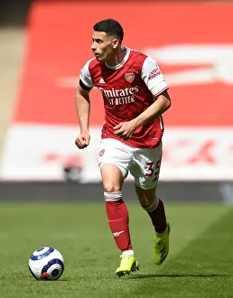 Gabriel Martinelli's Star Performance: Arsenal's Impressive Win Against Fulham in Empty Emirates (April 2021)