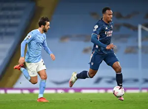 Gabriel Outmaneuvers Bernardo Silva: A Tactical Battle at the Etihad, Manchester City vs Arsenal, 2020-21 Premier League