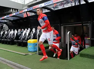 Newcastle United V Arseal 2014/15 Prints: Gabriel Readies for Newcastle-Arsenal Clash in Premier League (2015)