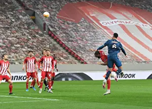 Gabriel Scores as Arsenal Takes 2-0 Lead Over Olympiacos in Europa League Round of 16 (Behind Closed Doors)
