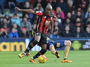 Bournemouth V Arsenal 2015-16 Prints: Gabriel vs. Afobe: A Premier League Battle at The Vitality Stadium
