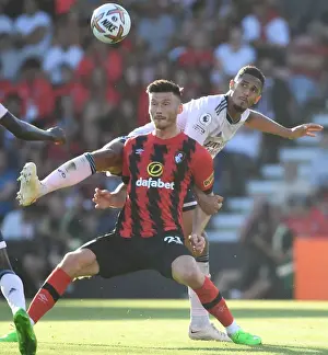 Gabriel vs. Kieffer Moore: Intense Clash Between AFC Bournemouth and Arsenal FC in Premier League
