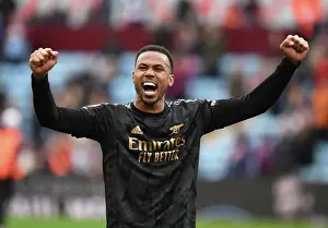 Gabriel's Celebration: Arsenal's Victory at Aston Villa (2022-23)