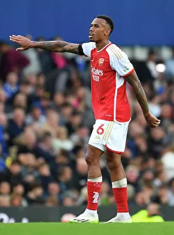 Gabriel's Gesture: Everton vs. Arsenal, Premier League 2023-24