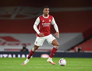 Gabriel's Impressive Display: Arsenal vs Leicester City at Empty Emirates Stadium, Premier League 2020-21