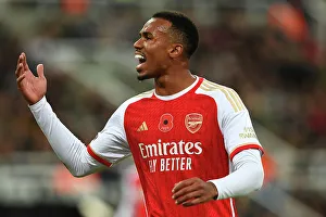 Newcastle United V Arsenal 2023-24 Prints: Gabriel's Reaction: Newcastle United vs. Arsenal FC, Premier League 2023-24