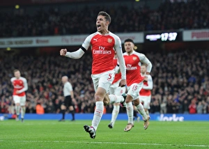 Arsenal V Bournemouth 2015-16 Prints: Gabriel's Thrilling Goal: Arsenal vs. Bournemouth (2015-16)
