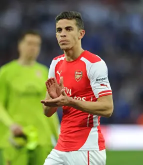 Reading V Arsenal FA Cup Semi Final 2014/15 Prints: Gabriel's Triumph: Arsenal's FA Cup Semi-Final Victory over Reading