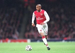 Images Dated 2nd November 2006: Gael Clichy in Action for Arsenal Against CSKA Moscow, UEFA Champions League, Group G