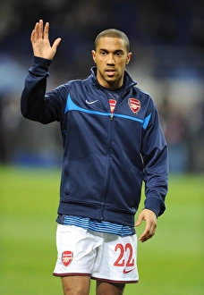 FC Porto V Arsenal 2009-10 Prints: Gael Clichy in Action: Arsenal vs