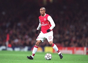 Gael Clichy in Action for Arsenal vs. CSKA Moscow, UEFA Champions League, Emirates Stadium, London (11/01/06)
