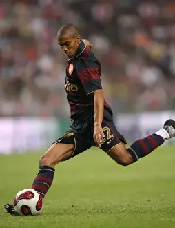 Ajax V Arsenal 2007-8 Prints: Gael Clichy in Action: Arsenal's Victory Over Ajax (4/8/07)