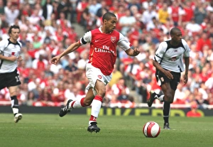Arsenal V Fulham 2006-07 Prints: Gael Clichy in Action: Arsenal's Victory over Fulham