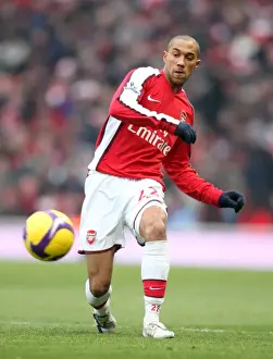 Gael Clichy in Action: Arsenal's Win Against Bolton Wanderers, 1:0, Barclays Premier League, Emirates Stadium, 10/1/09
