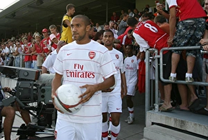 Burgenland XI V Arsenal Prints: Gael Clichy and Armand Traore (Arsenal)