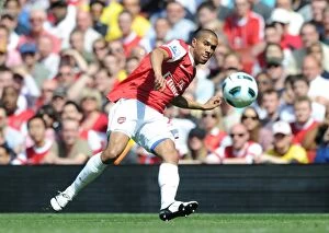 Arsenal v Manchester United 2010-2011 Collection: Gael Clichy (Arsenal). Arsenal 1: 0 Manchester United, Barclays Premier League