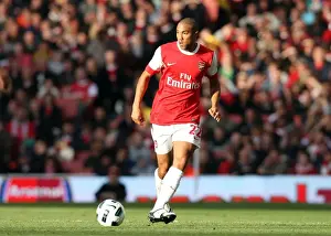 Arsenal V Birmingham City 2010-11 Prints: Gael Clichy (Arsenal). Arsenal 2: 1 Birmingham City. Barclays Premier League