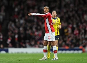 Images Dated 31st March 2010: Gael Clichy (Arsenal). Arsenal 2: 2 Barcelona, UEFA Champions League, Quarter Final 1st Leg
