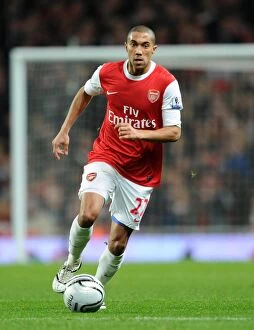 Images Dated 25th January 2011: Gael Clichy (Arsenal). Arsenal 3: 0 Ipswich Town. Carling Cup, semi final 2nd leg