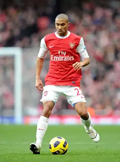 Arsenal V Wigan Athletic 2010-11 Prints: Gael Clichy (Arsenal). Arsenal 3: 0 Wigan Athletic. Barclays Premier League