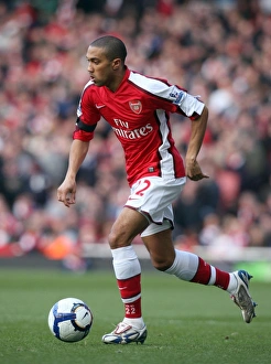 Arsenal v Burnley 2009-10 Gallery: Gael Clichy (Arsenal). Arsenal 3: 1 Burnley. Barclays Premier League. Emirates Stadium