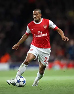 Arsenal V Shaktar Donetsk 2010 - 11 Prints: Gael Clichy (Arsenal). Arsenal 5: 1 Shaktar Donetsk. UEFA Champions League
