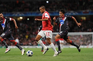 Gael Clichy (Arsenal) Mossoro (Braga). Arsenal 6:0 SC Braga, UEFA Champions League Gael Clichy (Arsenal) Mossoro (Braga). Arsenal 6:0 SC Braga, UEFA Champions League