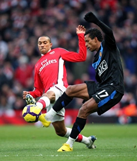 Gael Clichy (Arsenal) Nani (Man Utd). Arsenal 1:3 Manchester United. Barclays Premier League Gael Clichy (Arsenal) Nani (Man Utd). Arsenal 1:3 Manchester United. Barclays Premier League