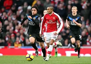 Gael Clichy (Arsenal) Rafael Da Silva (Man Utd). Arsenal 1: 3 Manchester United