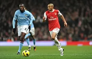 Gael Clichy (Arsenal) Yaya Toure (Man City). Arsenal 0: 0 Manchester City