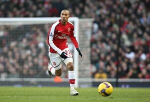 Arsenal v Portsmouth 2008-09 Collection: Gael Clichy: Arsenal's Hero in 1:0 Victory Over Portsmouth, Emirates Stadium, 28/12/2008