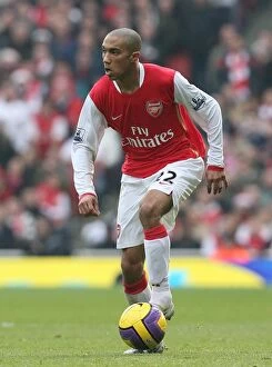 Images Dated 25th December 2007: Gael Clichy: Arsenal's Hero in a 2:1 Victory Over Tottenham Hotspur, Barclays Premier League