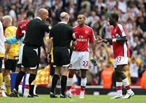 Images Dated 16th August 2008: Gael Clichy and Emmanuel Eboue