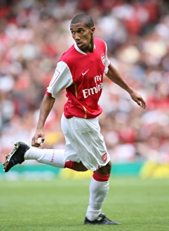 Arsenal V Paris Saint Germain 2007-08 Prints: Gael Clichy's Game-Winning Goal: Arsenal vs. Paris Saint-Germain at Emirates Cup, 2007