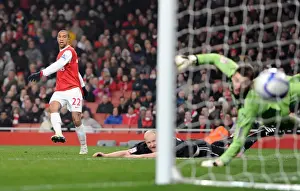 Arsenal V Leyton Orient FA Cup Replay 2010-11 Prints: Gael Clichy's Stunner: Arsenal's Fifth Goal in FA Cup Rout of Leyton Orient (2011)