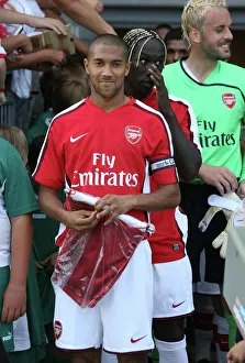 Gael Clichy's Triumph: Arsenal's Win Against Burgenland, Austria 2008