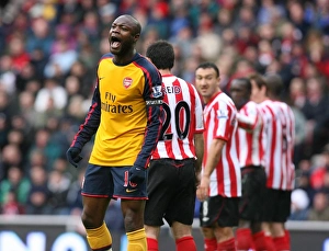 Sunderland V Arsenal 2008-9 Prints: Gallas Leads Arsenal in Dramatic 1:1 Draw at Sunderland, October 2008