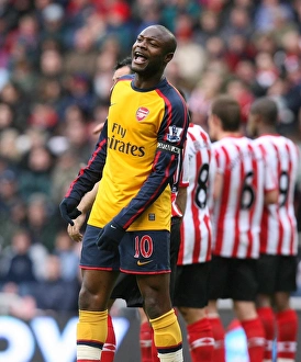 Sunderland V Arsenal 2008-9 Prints: Gallas Leads Dramatic Draw: Arsenal at Sunderland, Barclays Premier League, October 2008