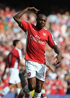 Arsenal V Portsmouth 2009-10 Prints: Gallas Triumph: Arsenal's Thrilling 4-1 Victory Over Portsmouth (2009) - Gallas Scores the Decisive Goal