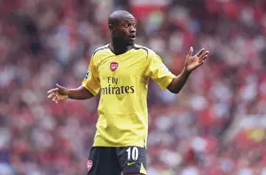 Manchester United V Arsenal 2006-7 Prints: Gallas's Stunner: Arsenal's 1-0 Victory Over Manchester United at Old Trafford (2006)