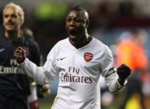 Images Dated 3rd December 2007: Gallas's Triumph: Arsenal's Thrilling 2-1 Victory Over Aston Villa, 2007