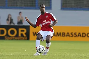 Burgenland XI V Arsenal Prints: Gavin Hoyte in Action: Arsenal's Victory over Burgenland (28/7/2008)