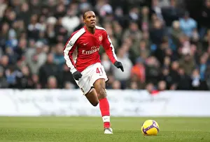 Manchester City V Arsenal 2008-09 Prints: Gavin Hoyte vs Manchester City: Arsenal's 3-0 Defeat, Barclays Premier League, 2008