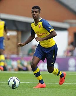 Images Dated 19th July 2014: Gedion Zelalem in Action: Arsenal's Pre-Season Friendly against Boreham Wood