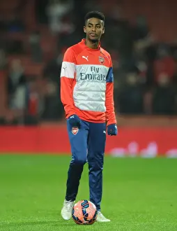 Arsenal V Hull City 2014-15 - FA Cup Prints: Gedion Zelalem Prepares for Arsenal's FA Cup Clash against Hull City
