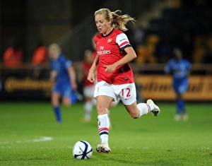 Arsenal Ladies V Birmingham City - WSL League Cup Final 2012-13 Prints: Gemma Davison in Action: Arsenal Ladies vs. Birmingham City FA WSL Continental Cup Final